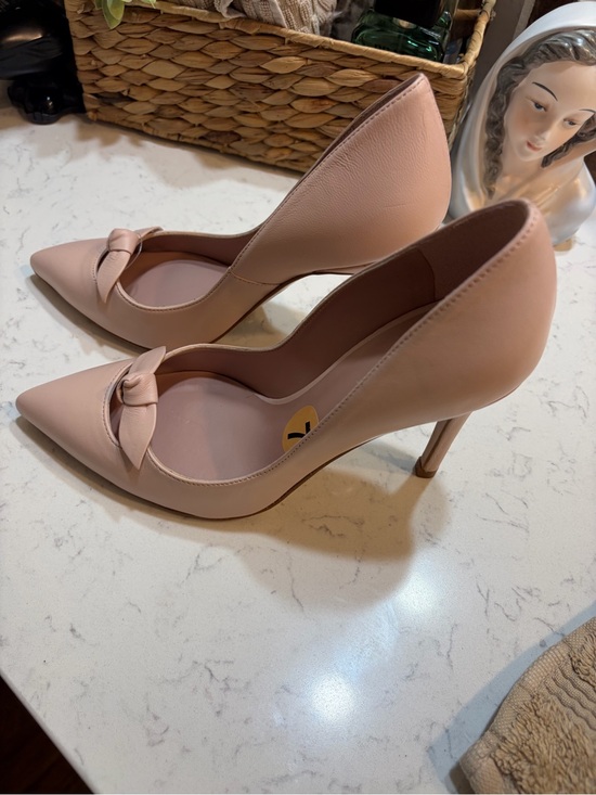 Ted Baker London Shoes - Ted Baker London Blush Pink Knotted Pointed-Toe Pumps